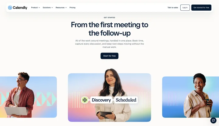 Calendly's CTA