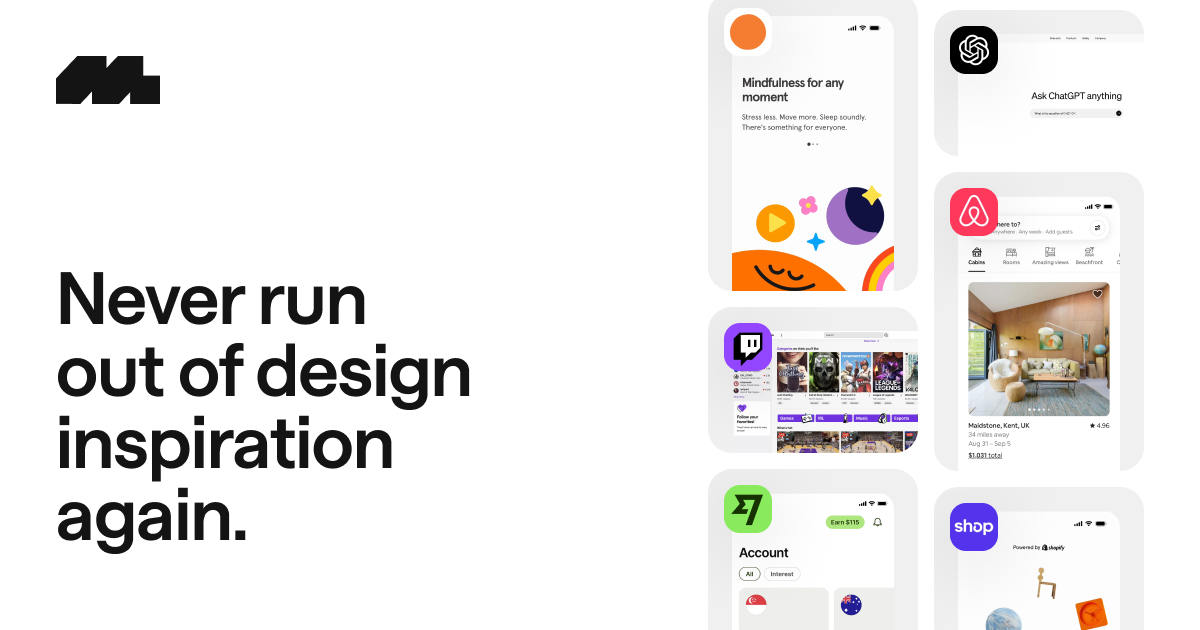 Mobbin — UI &amp; UX design inspiration for mobile &amp; web apps