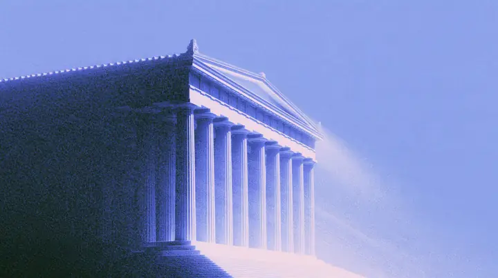 Lavender Risograph Monumentalism