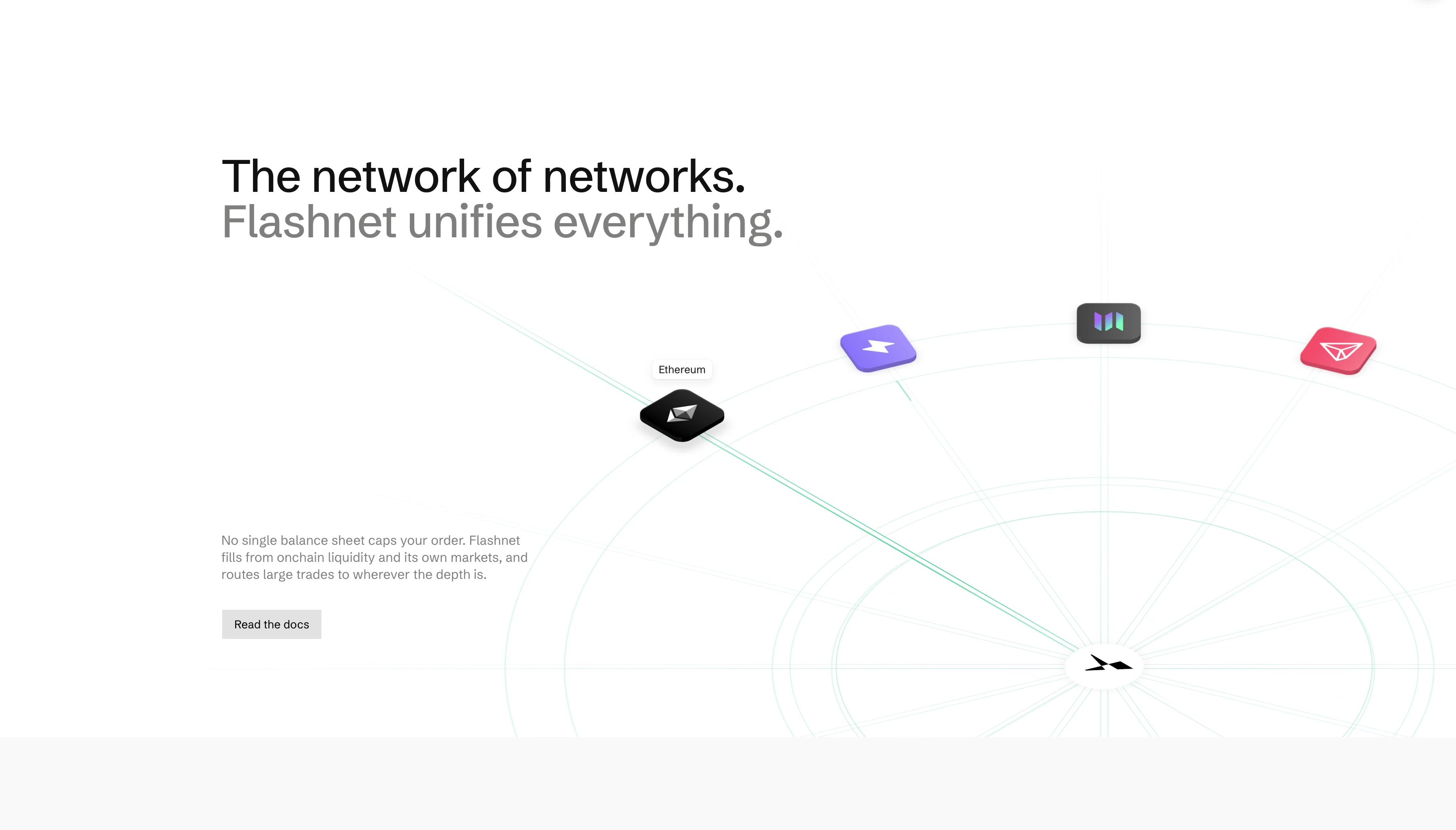 Flashnet Network Landing Page - Vibrant Design